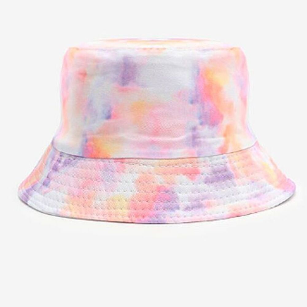 Ardene Pastel Tie-Dye Bucket Hat OS NWT